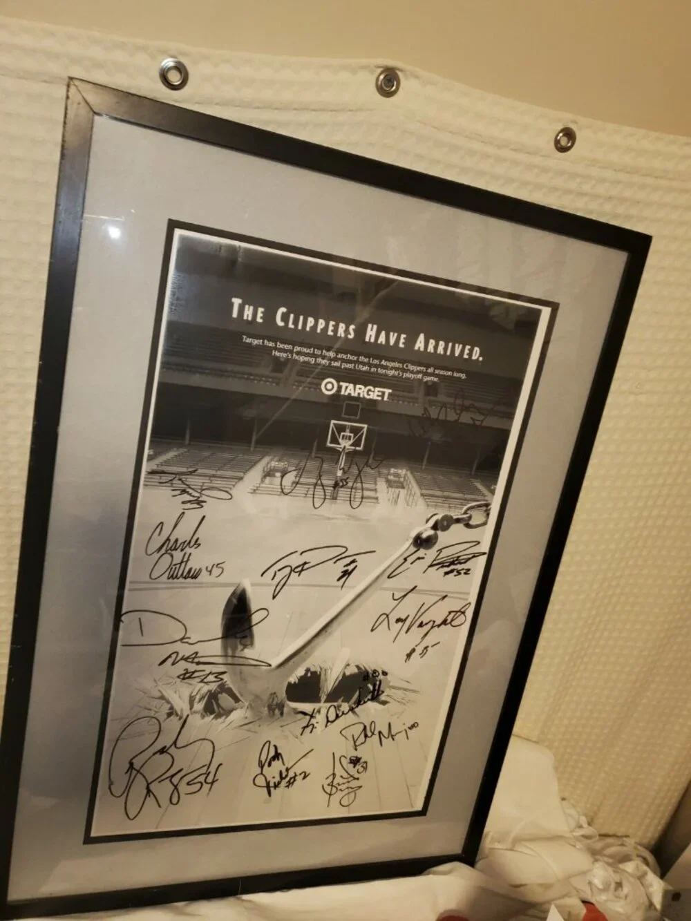 VTG 1997 LA CLIPPERS Playoffs 13 Player Signed Autographed Poster Vs Utah - RARE - Picture 7 of 9